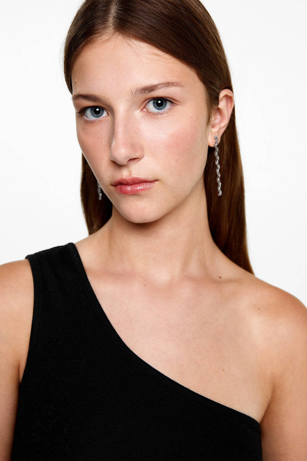 MANGO TEEN off shoulder top zwart