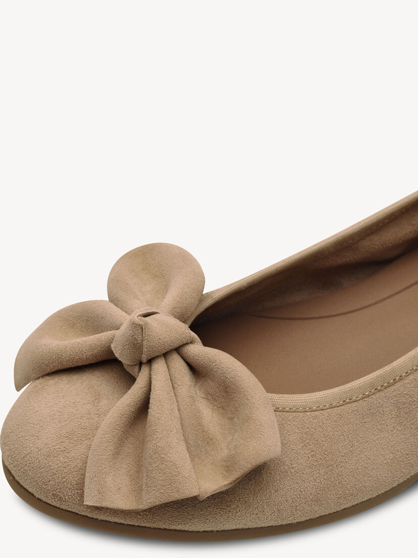 Leren Ballerina - bruin