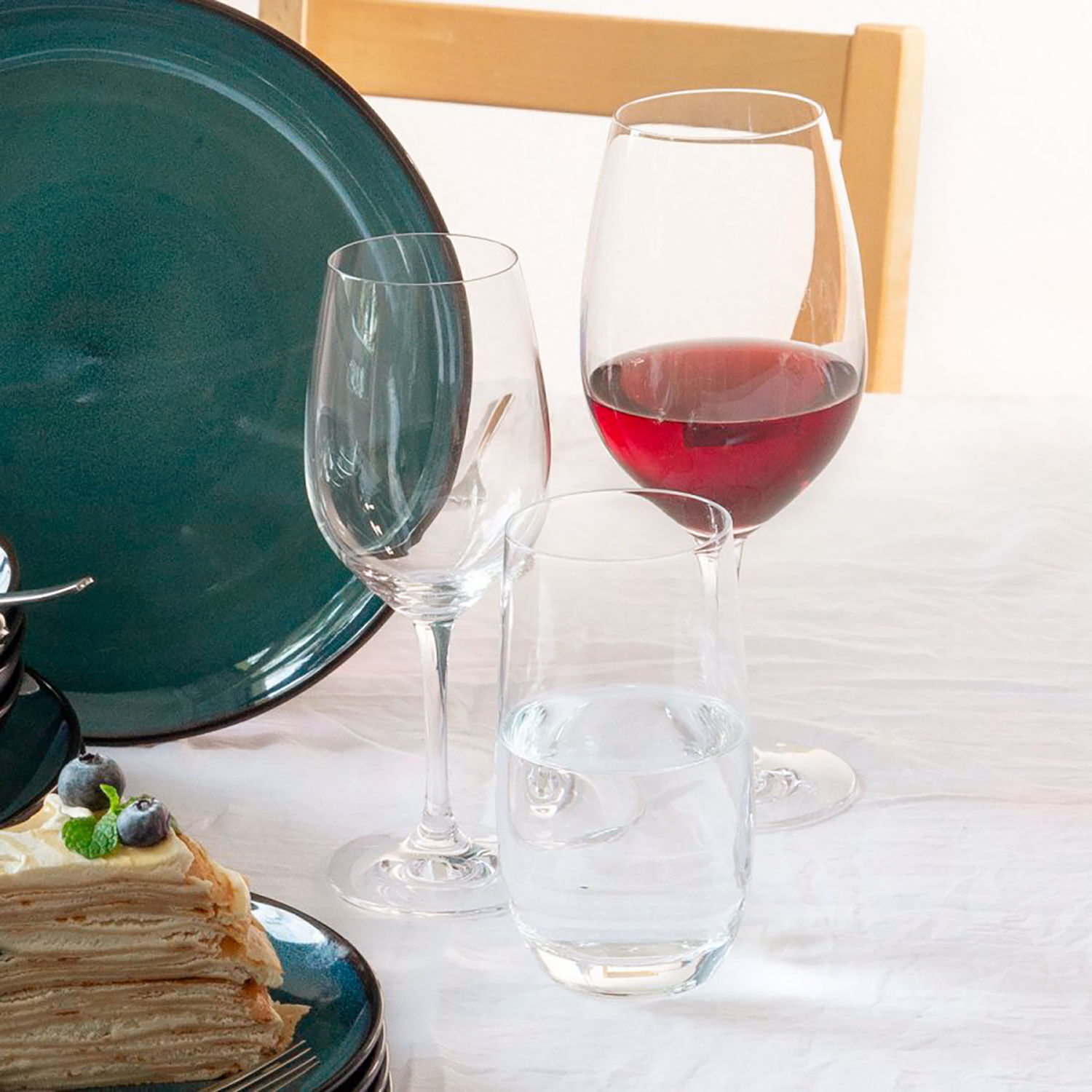 Lunasol Gläser-Set aus Kristallglas, 18-teilig