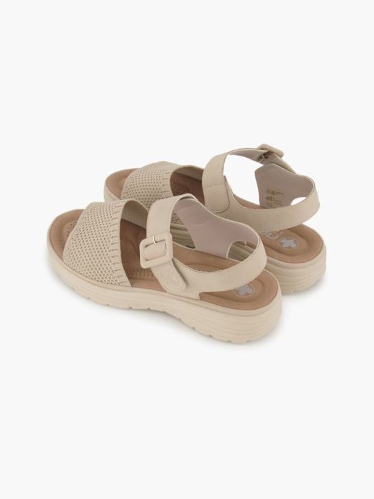 Rieker Sandale Creme