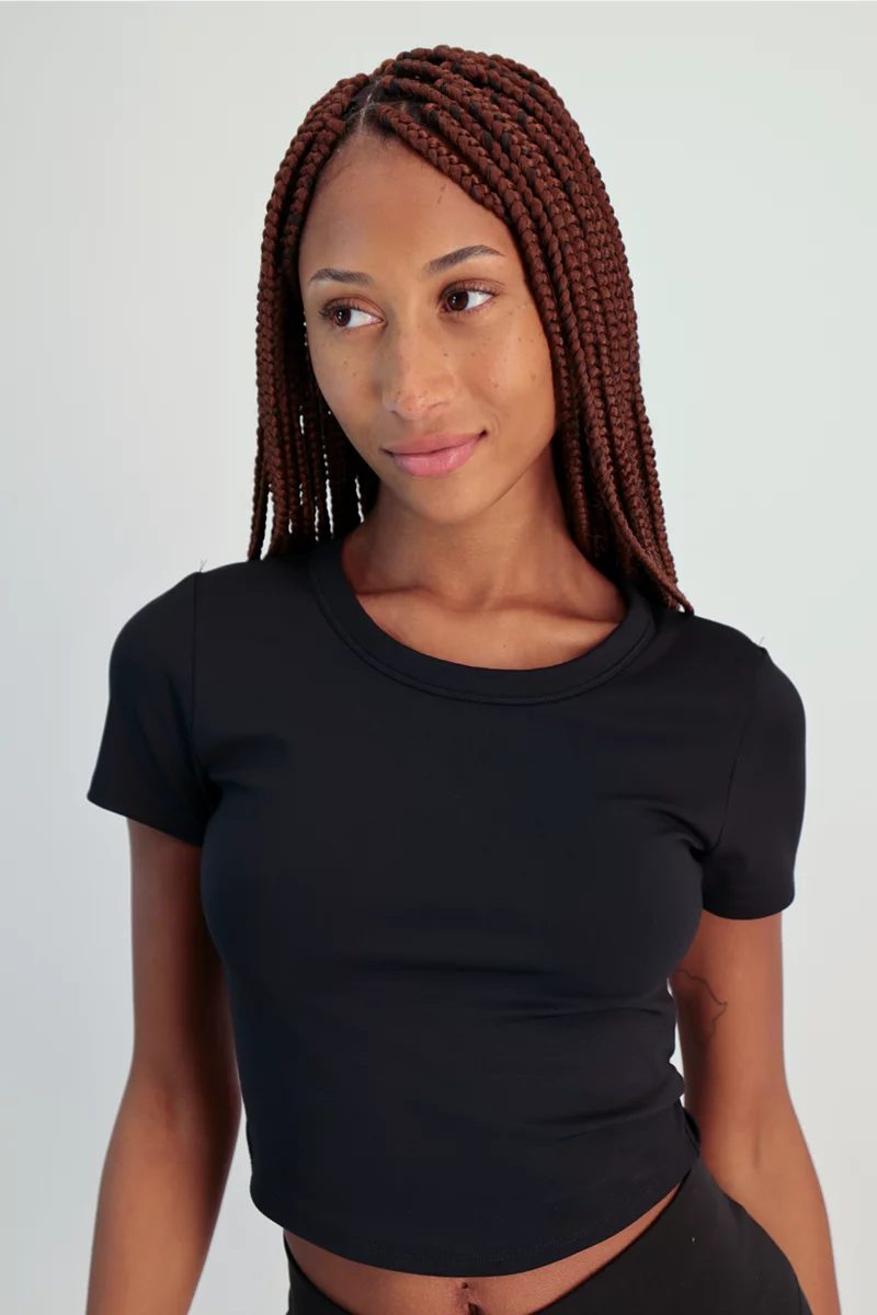 Nike Dri-FIT One Fitted Crop Damen T-Shirt