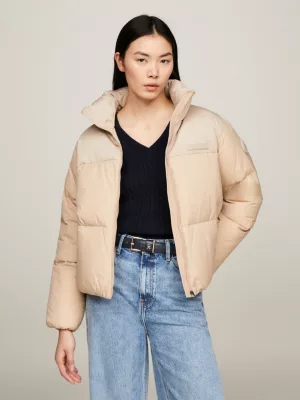 Jaqueta puffer reciclada Relaxed New York