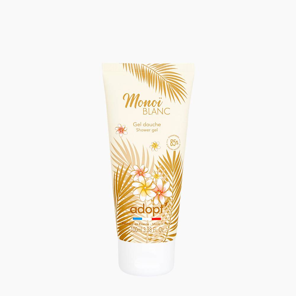 MonoïGel blanc douche 100 ml