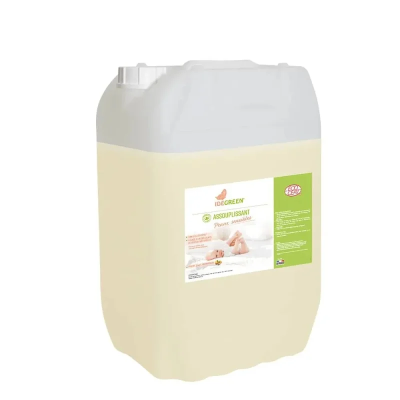 IDEGREEN - Assouplissant linge peaux sensibles - Ecocert - Respect'Home - 20L