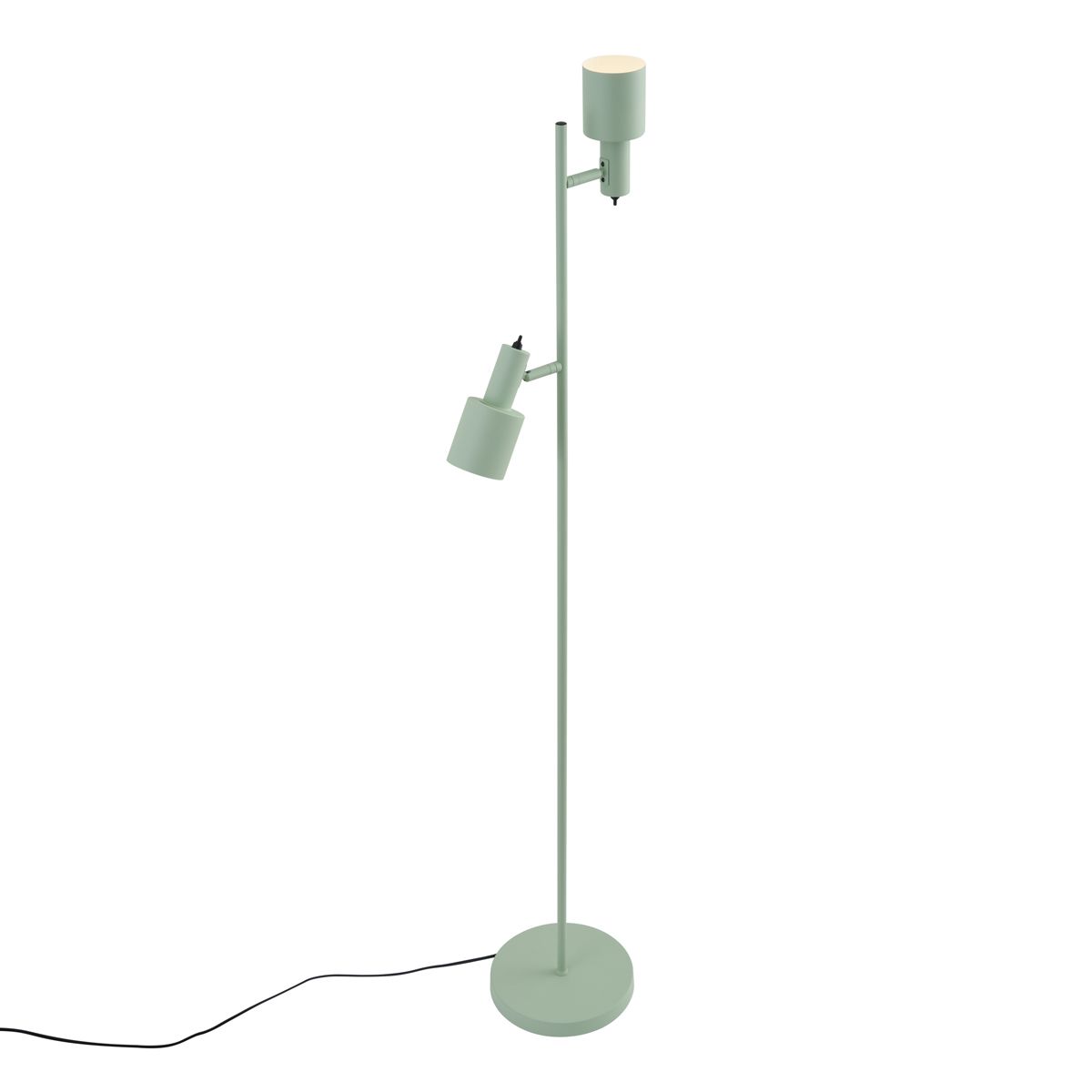 Moderne vloerlamp groen 2-lichts - Stijn