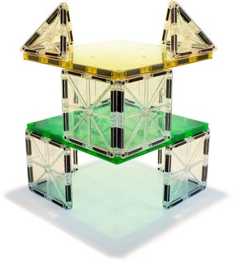 MAGNA-TILES Clear Colors Rektangulært Utvidelsessett 8 Deler