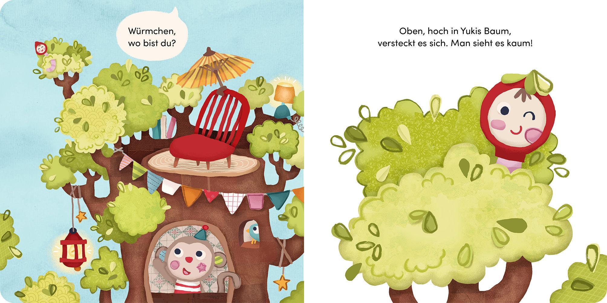 Bababoo and friends - Würmchen spielt Verstecken. Kuckuck! - Mein liebstes Fingerspielbuch