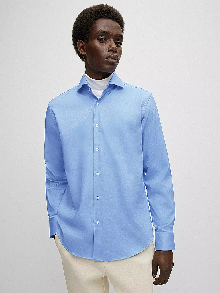 BOSS Hemd Regular Fit   blau