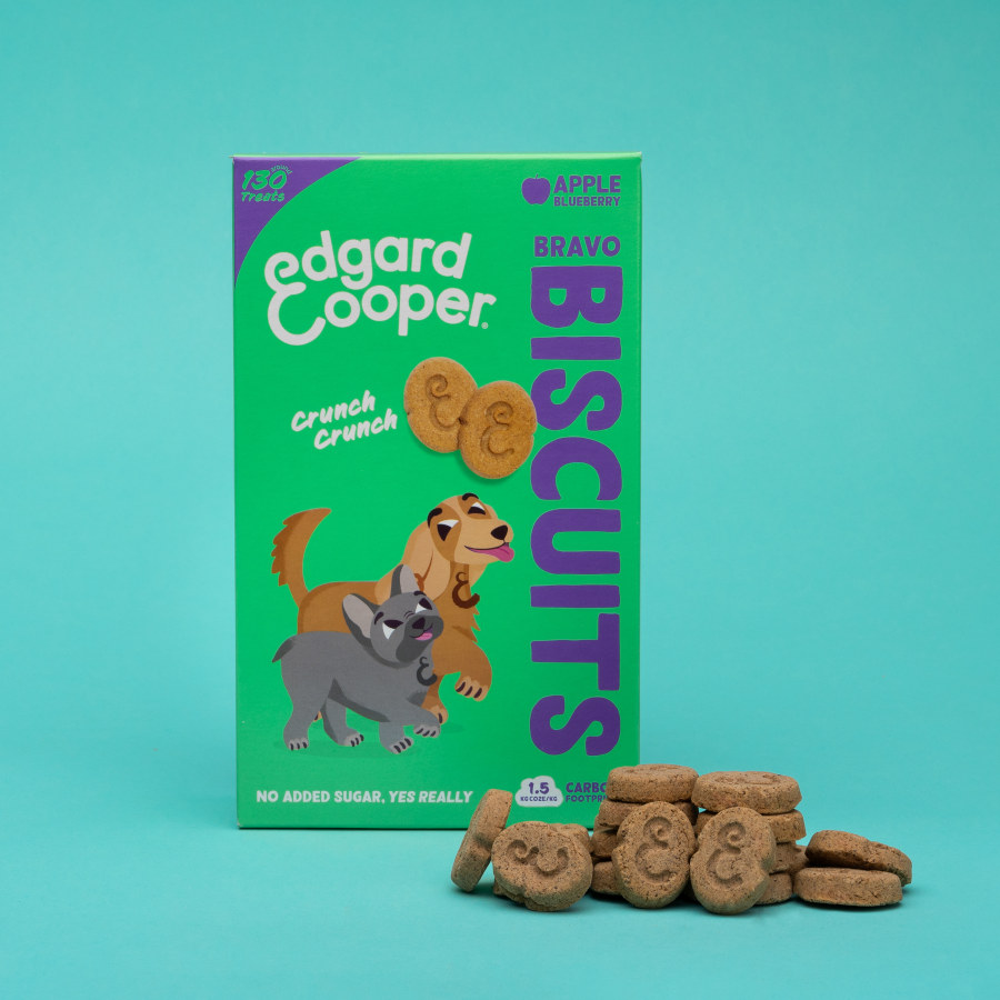 Biscoitos de maçã Edgard & Cooper para cães