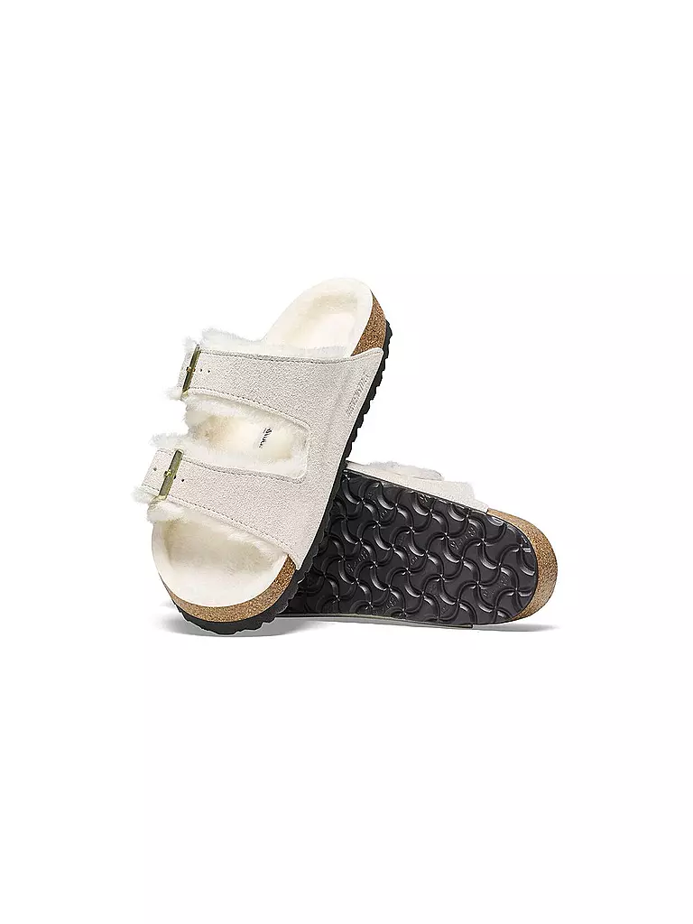 BIRKENSTOCK Pantoletten ARIZONA SHEARLING creme