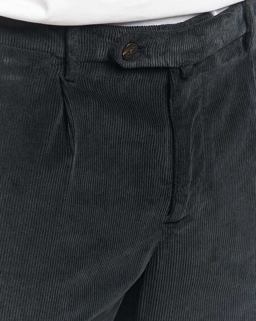 Briglia 1949 Easy Fit Corduroy Trousers Black