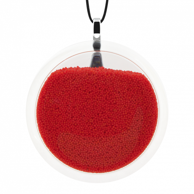 Pendentif en verre soufflé - Cachou Giga Billes