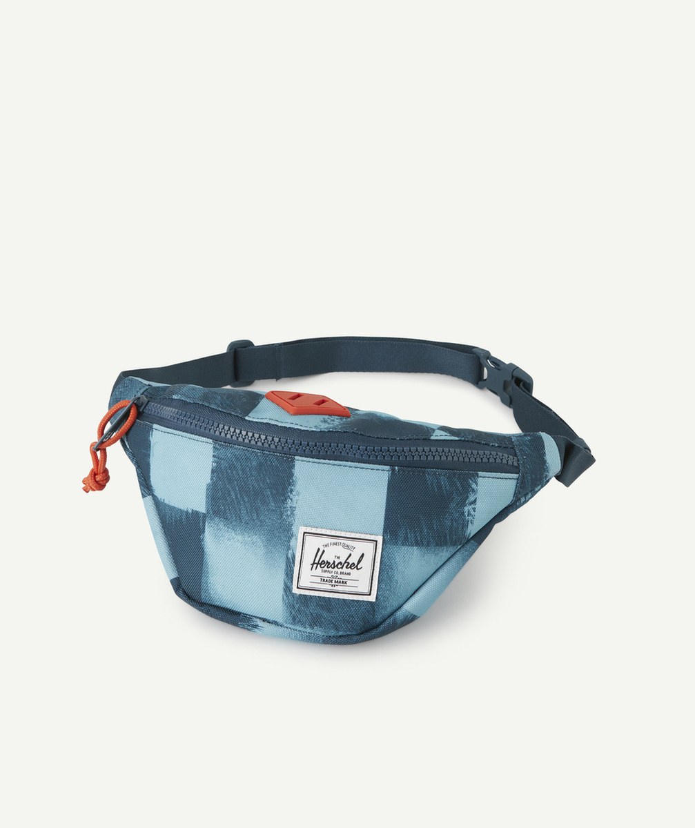 HERSCHELSAC BANANE HERITAGE IMPRIMÉ POCHOIR BLEU