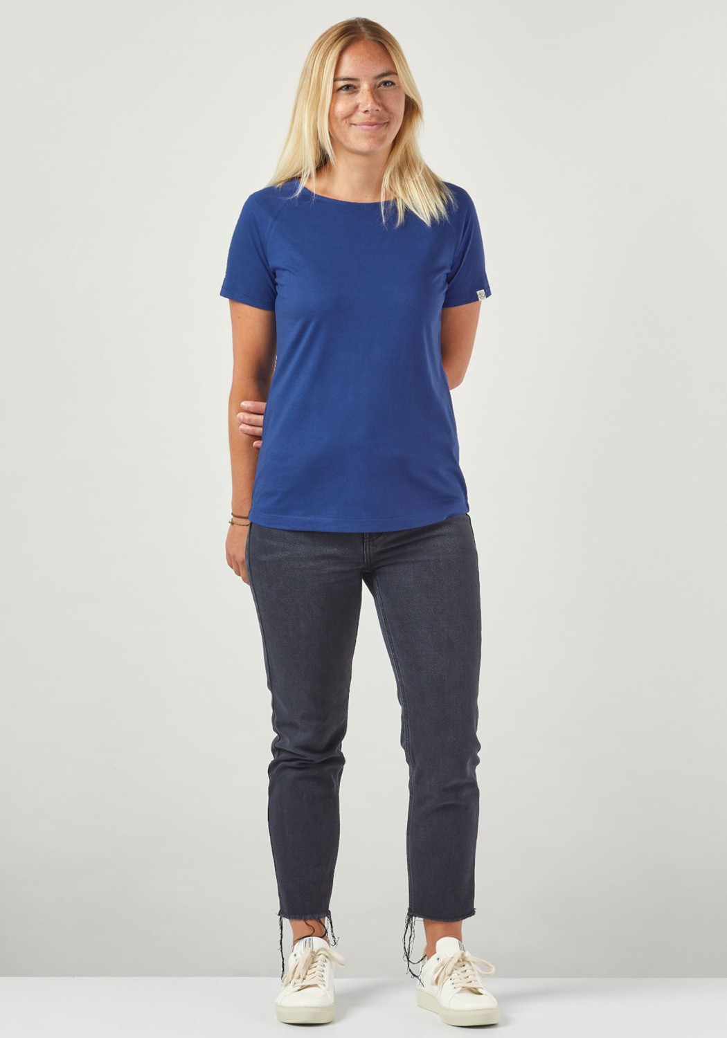 WE ARE ZRCL Damen Raglan T-Shirt Basic Royal Blue