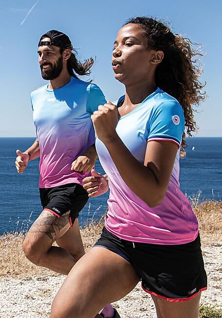COUREUR DU DIMANCHE - T-SHIRT MC LE DEGRADE W