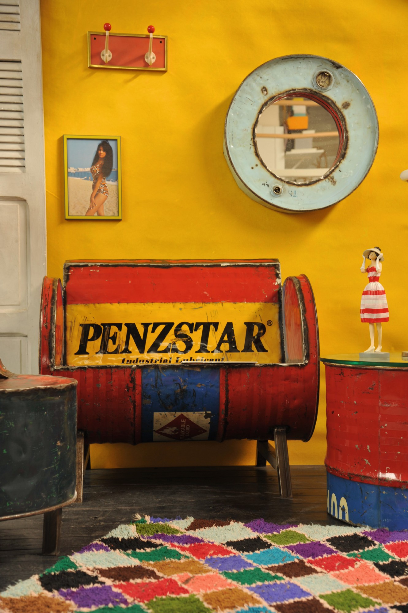 Bank 'Cuba', diverse, T 88 cm, B 80 cm, H 58 cm von fischer's lagerhaus