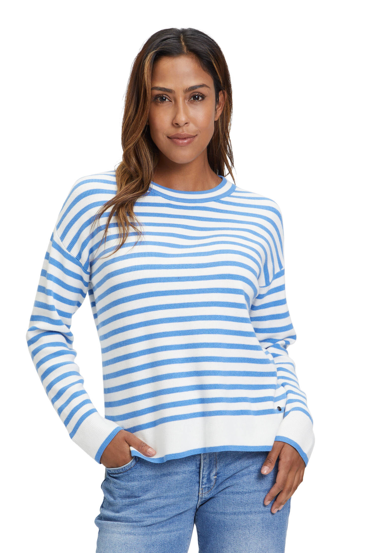 Betty & Co| Damen Strickpullover mit Rundhalsausschnitt
