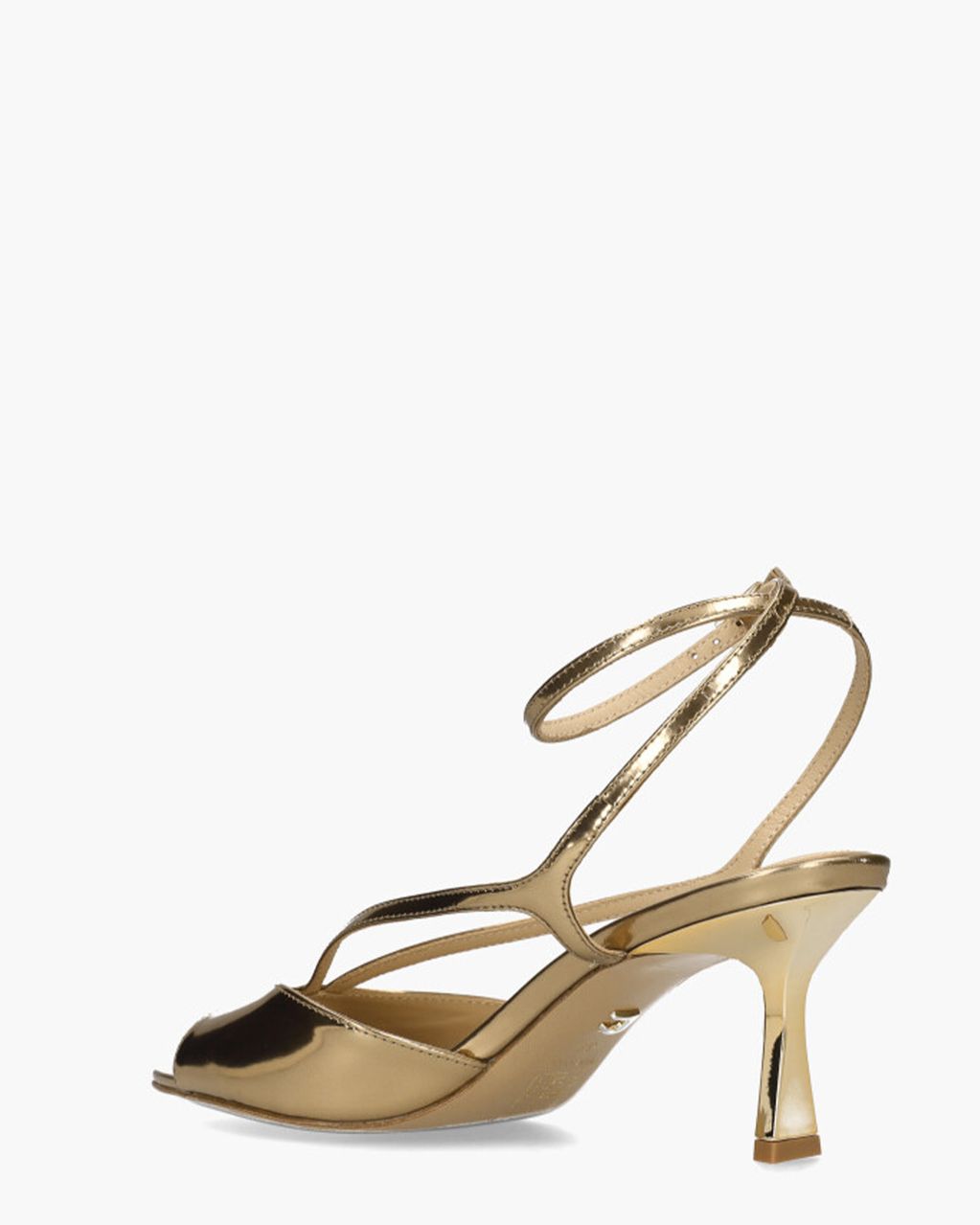 Lola Cruz Streep Goud Damespumps