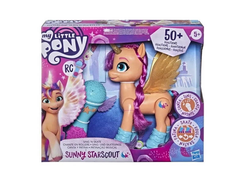 My Little Pony Movie Sing ''N Skate Sunny Starscout, 5 År, My Little Pony, Flerfarvet, Plast