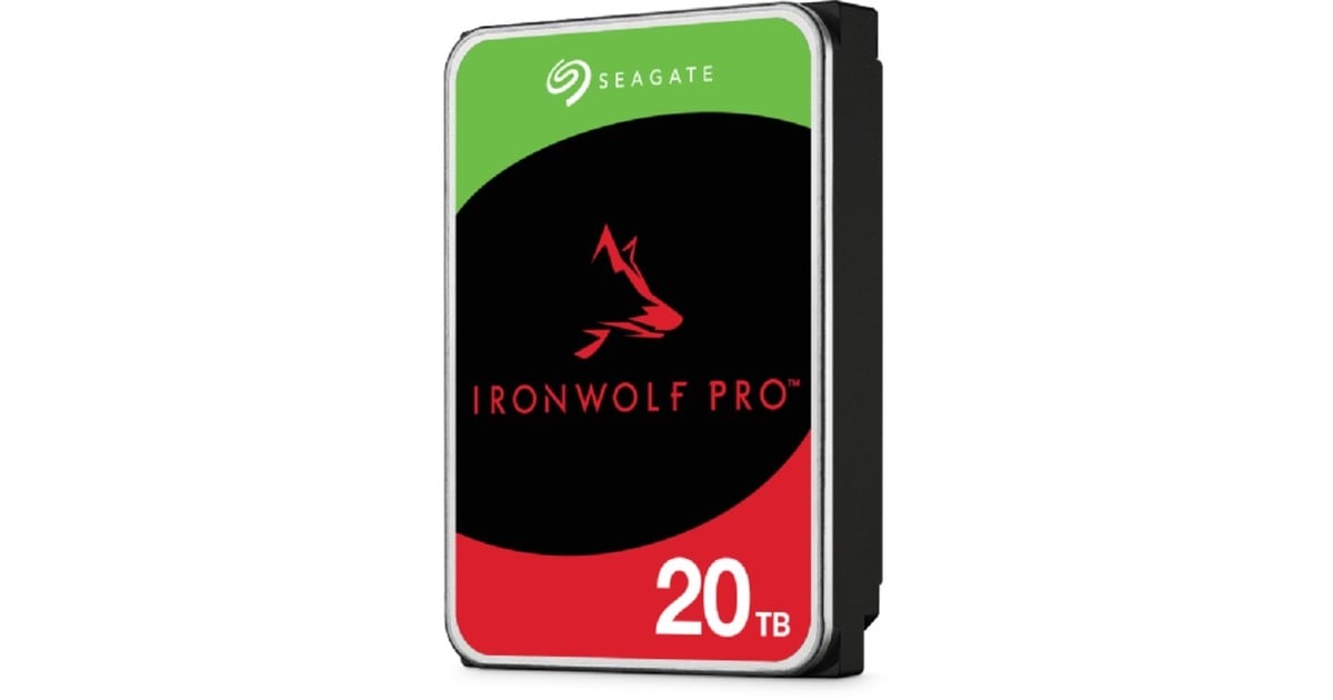 SeagateIronWolf Pro 20 TB harde schijf  (ST20000NT001, SATA/600, 24/7)