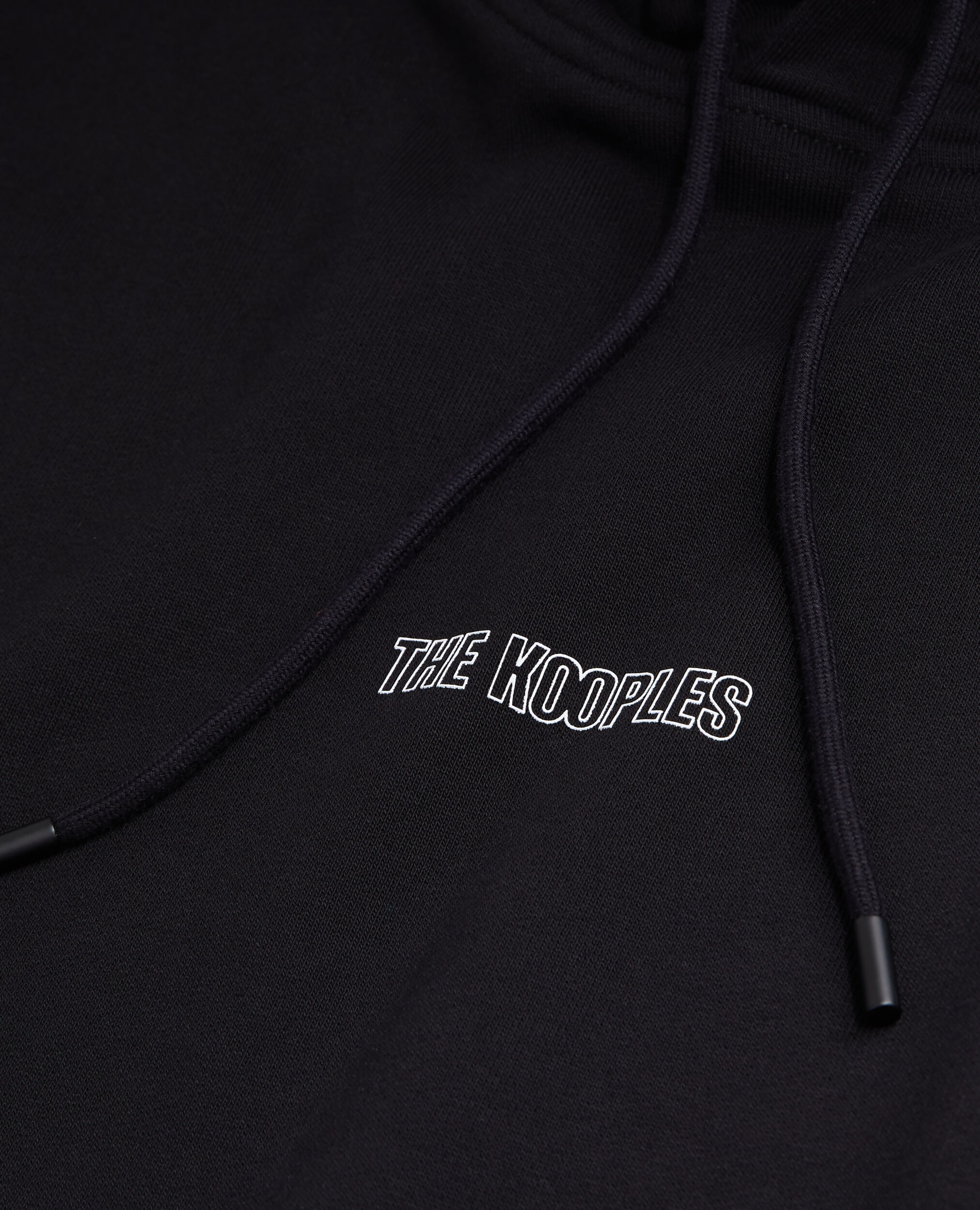 Sweatshirt à capuche noir avec logo