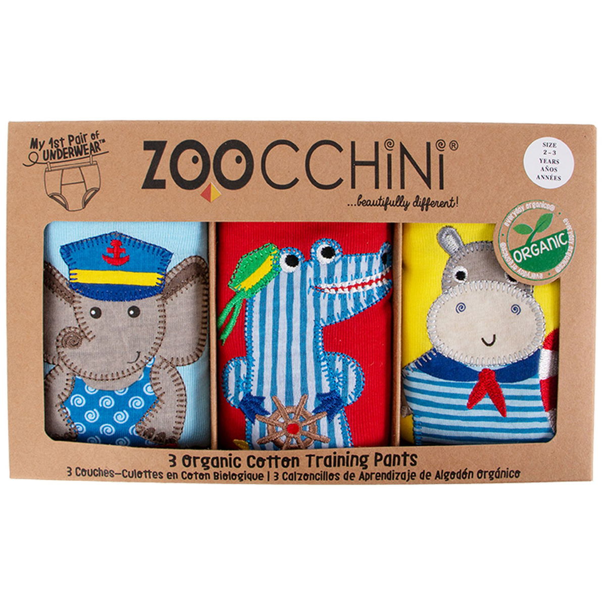 ZoocchiniZoocchini   Trainings Unterhosen Junge 2-3 Jahre Schiff Freunde