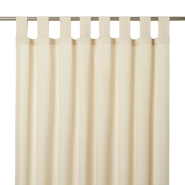 Rideau occultant polyester naturel L.260 x l.140 cm