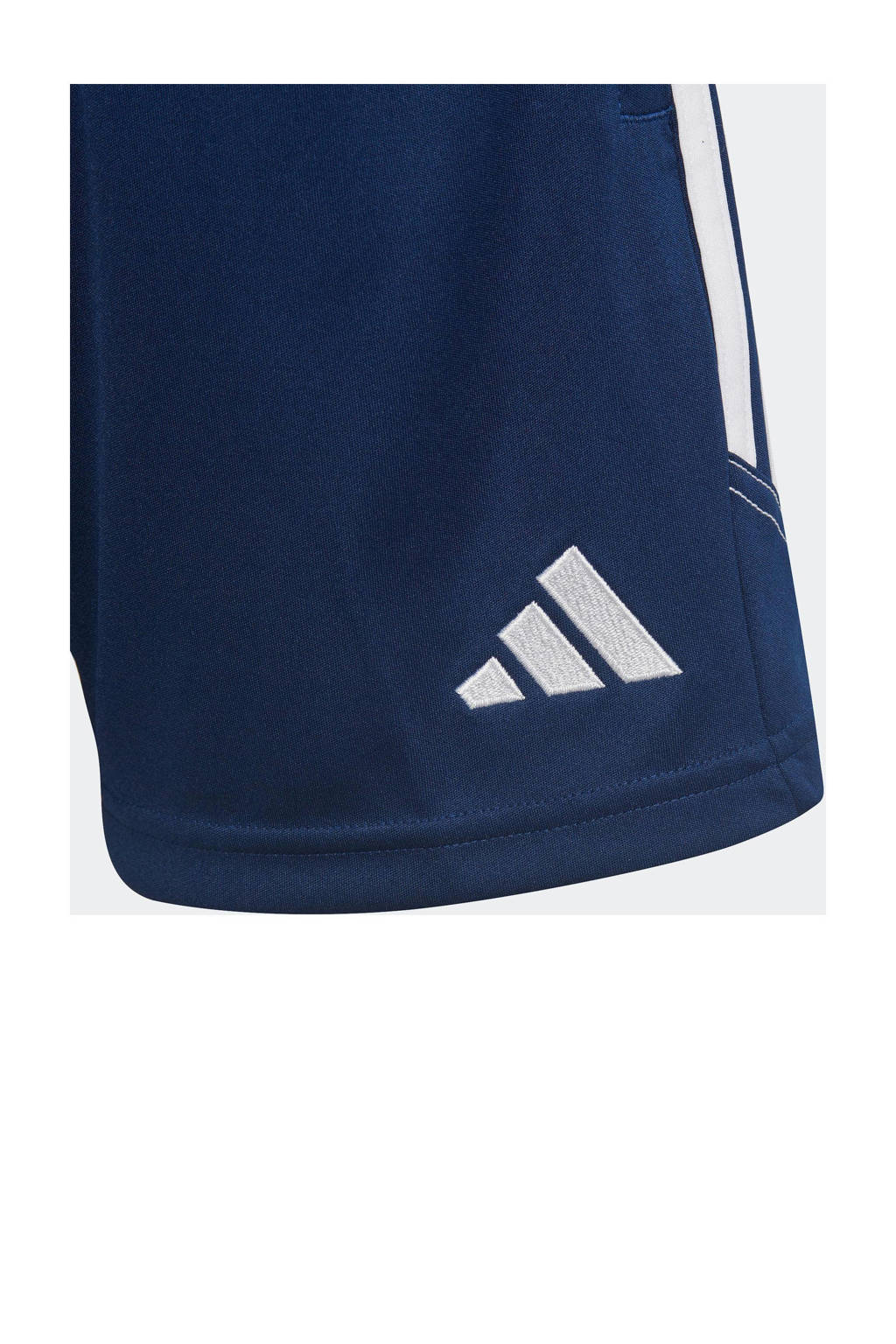 adidas Juniorsportshort Tiro donkerblauw/wit