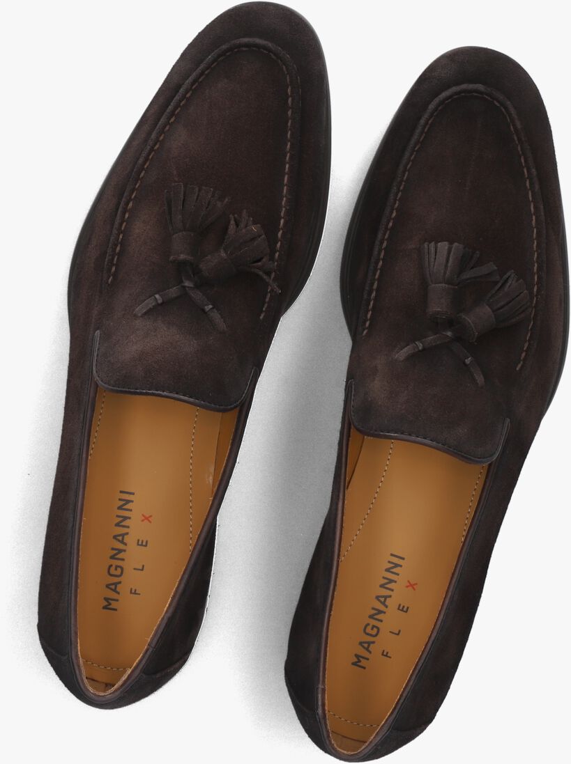 bruine magnanni loafers 25397