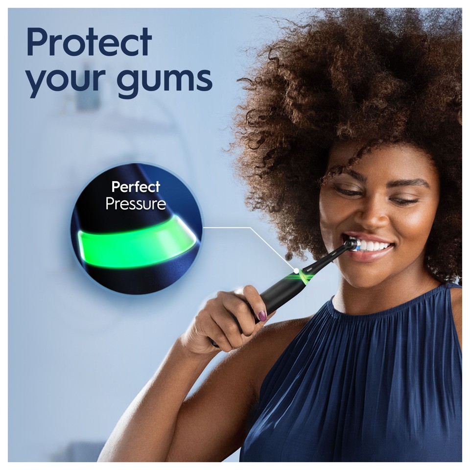 Oral-B - iO4s Mat Sort Elektrisk Tandbørste