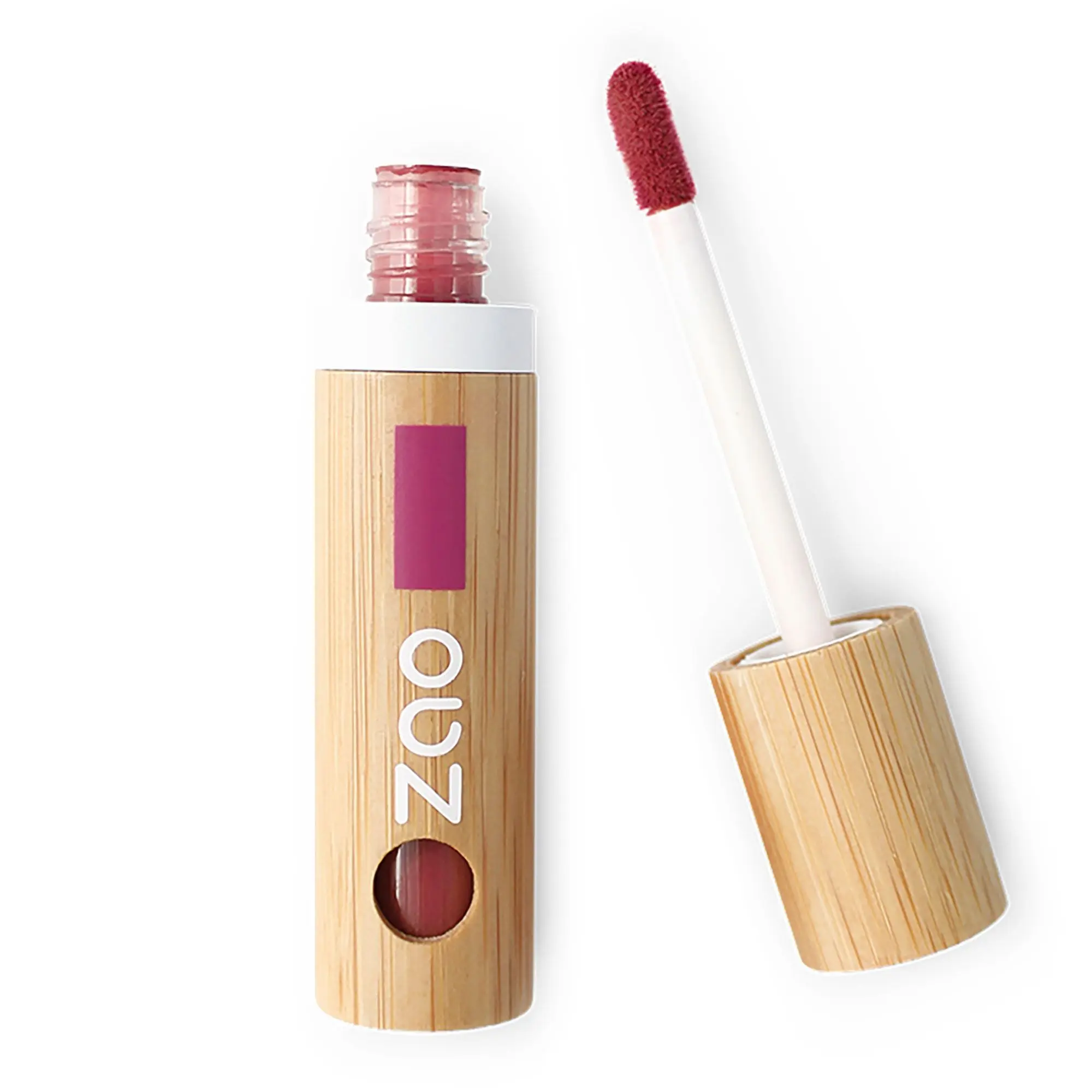 Zao Makeup - Encre à Lèvres Bio, vegan et rechargeable- Vernis et encre à lèvres