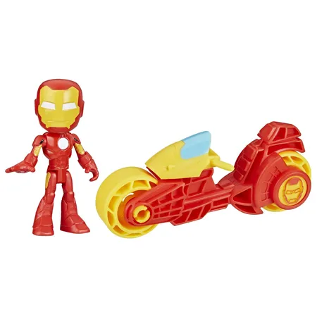 Hasbro Spiderman Iron Man Motorrad