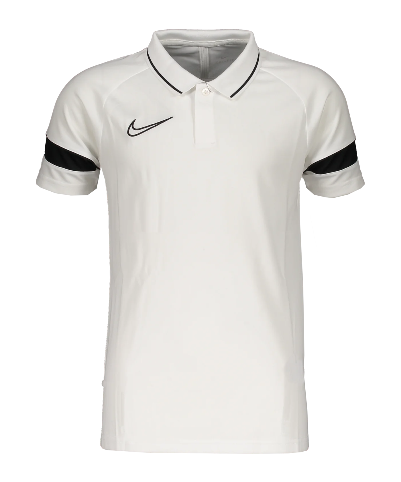 Nike Academy 21 Poloshirt Kids Weiss Schwarz F100