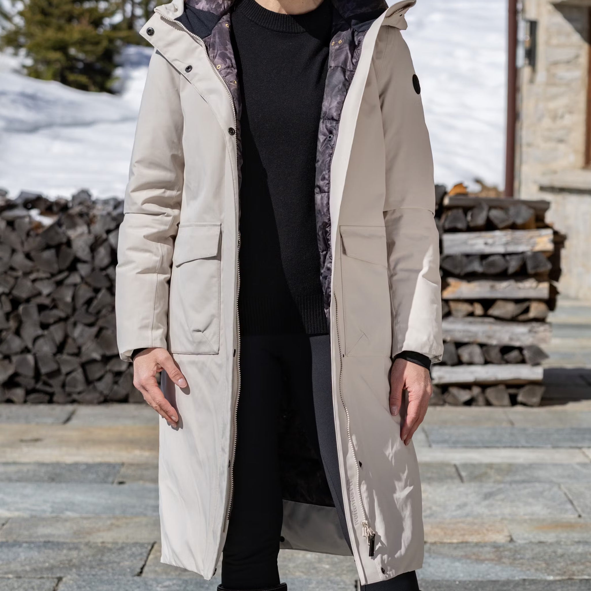 Frauen Wintermantel Gwen silver lining