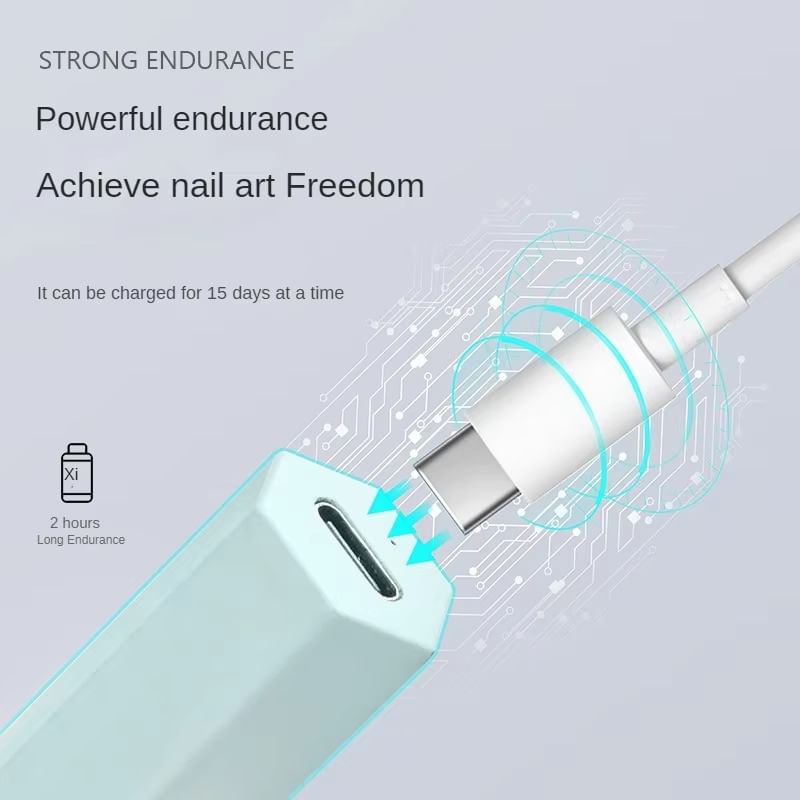 HOMTEC - Draagbare USB-nagelkunstlamp