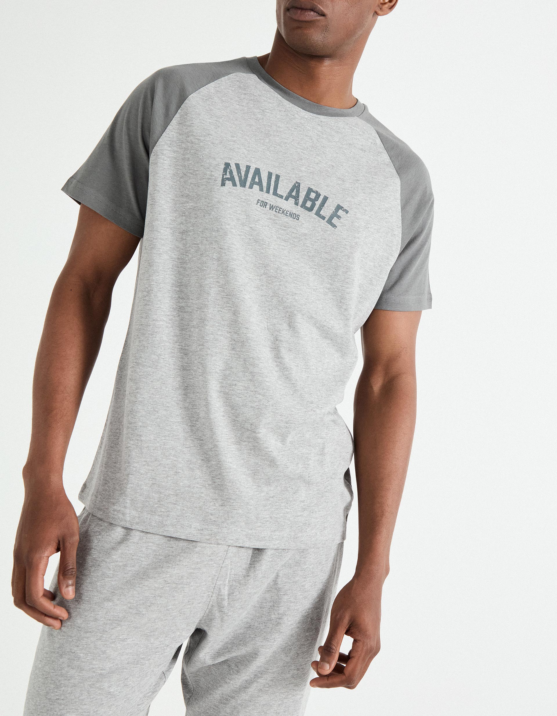 Pijama, Homem, Cinzento