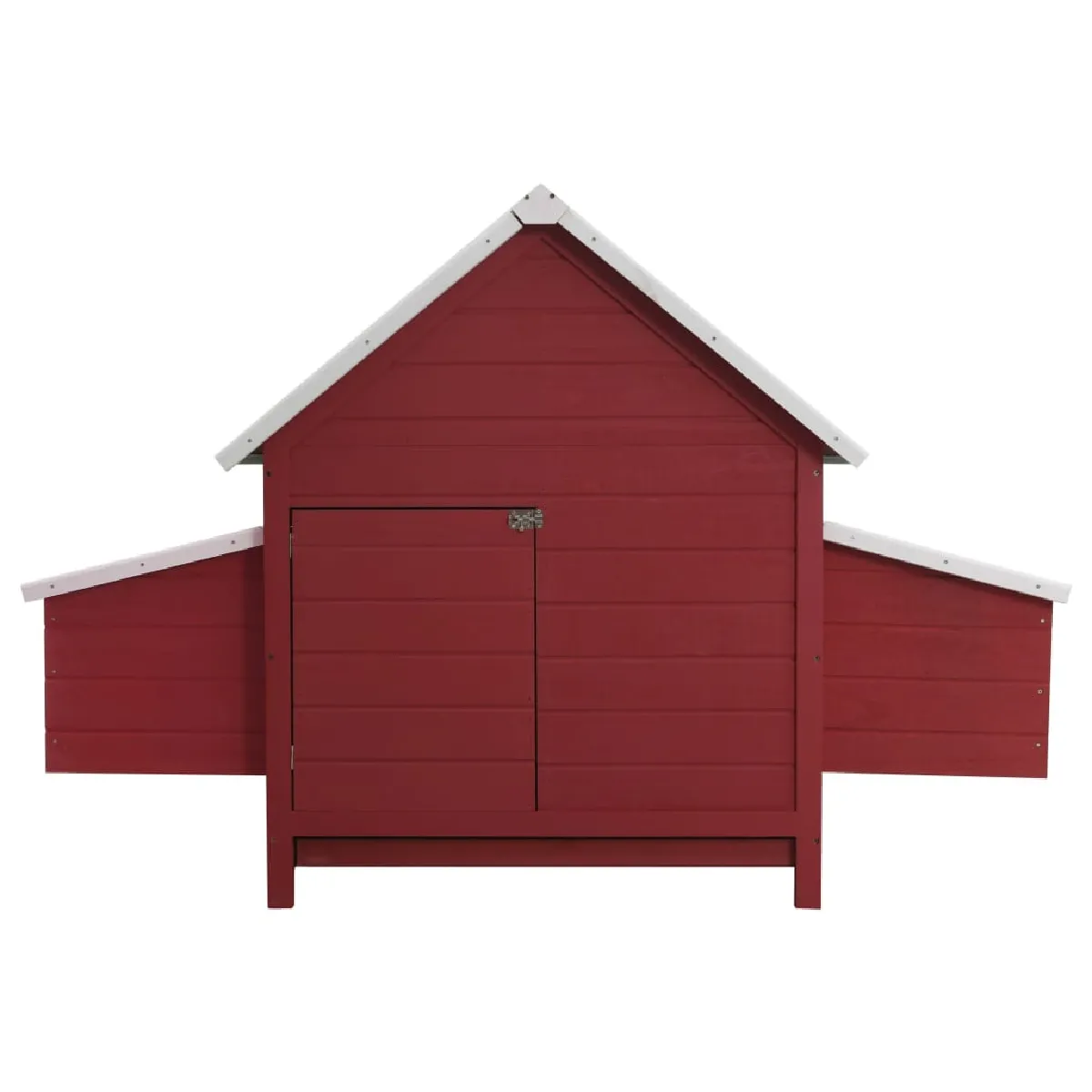 vidaXL Poulailler - Rouge Bois 157x97x110 cm
