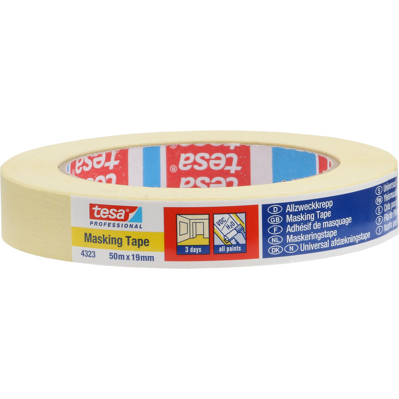 Tesa PRO universele afplaktape 19mmx50m