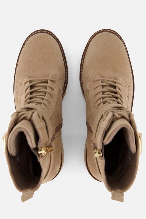 Tamaris Veterboots beige Leer
