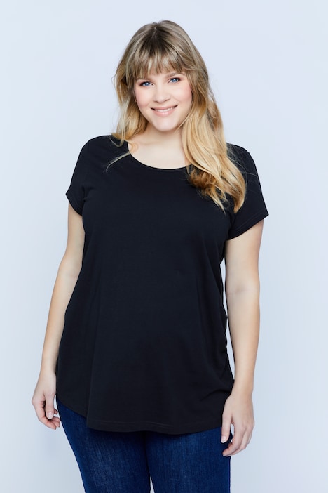 Bellieva T-Shirt, 2er-Pack, Umstandsmode, Rundhals, Kurzarm, Biobaumwolle GOTS