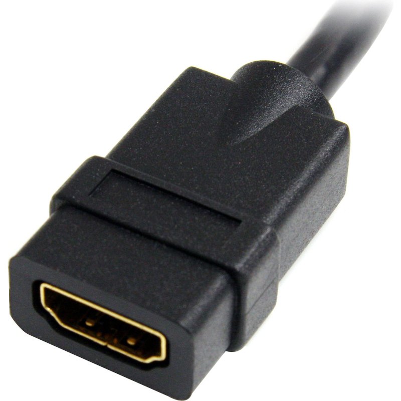 StarTech.com Rallonge HDMI 15,2cm - Câble HDMI Court M/F - Rallonge de Câble HDMI 4K - Économiseur de Port HDMI UHD 4K30Hz M/F - HDMI 1.4 Haut Débit - 28AWG - Rallonge de Cordon HDMI