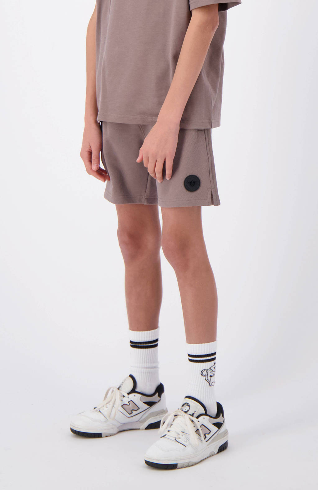 BLACK BANANAS regular fit sweatshort bruin