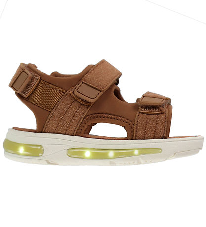 En Fant Sandalen - Klettband m. Light - Mocha Schaumfestiger