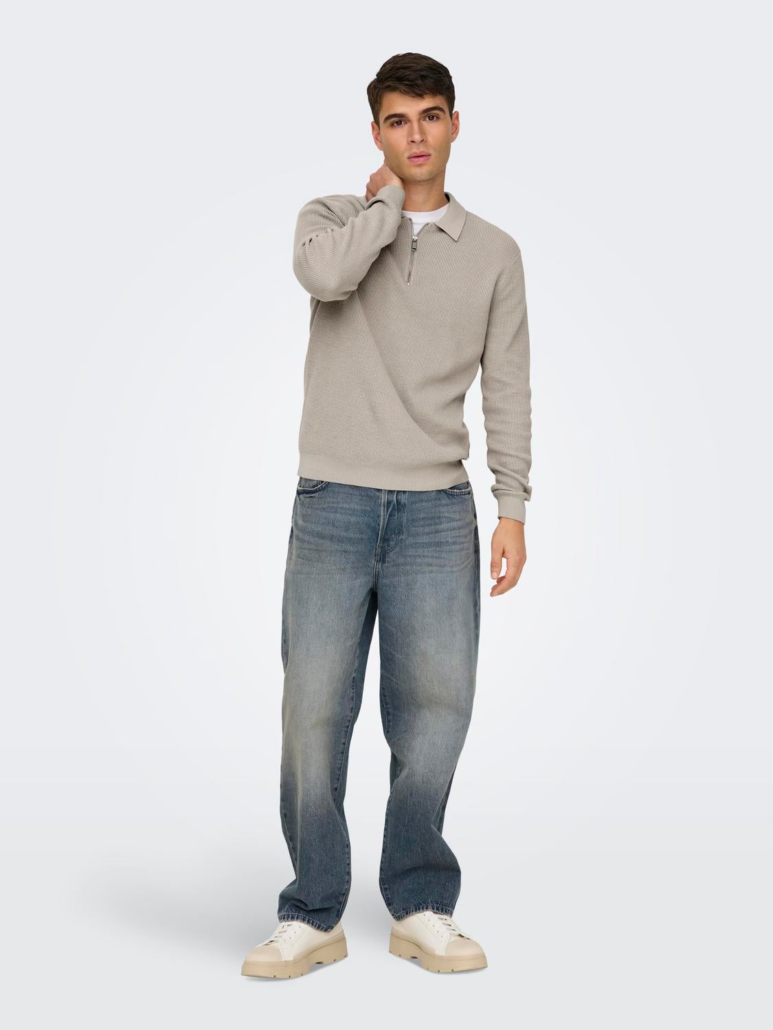 ONSMATTEO Pullover Silver Lining