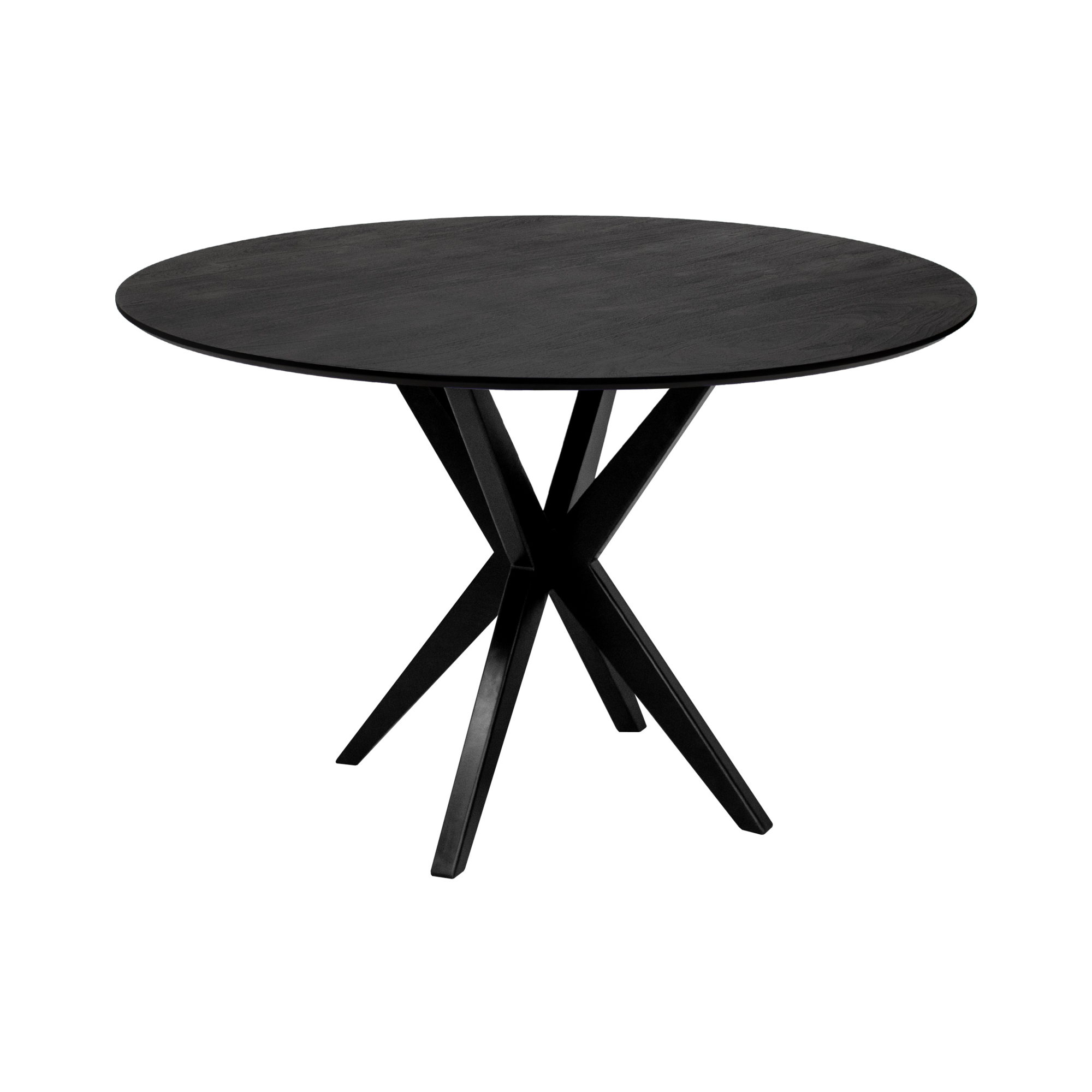 Kick tafel Havard - rond 120cm zwart