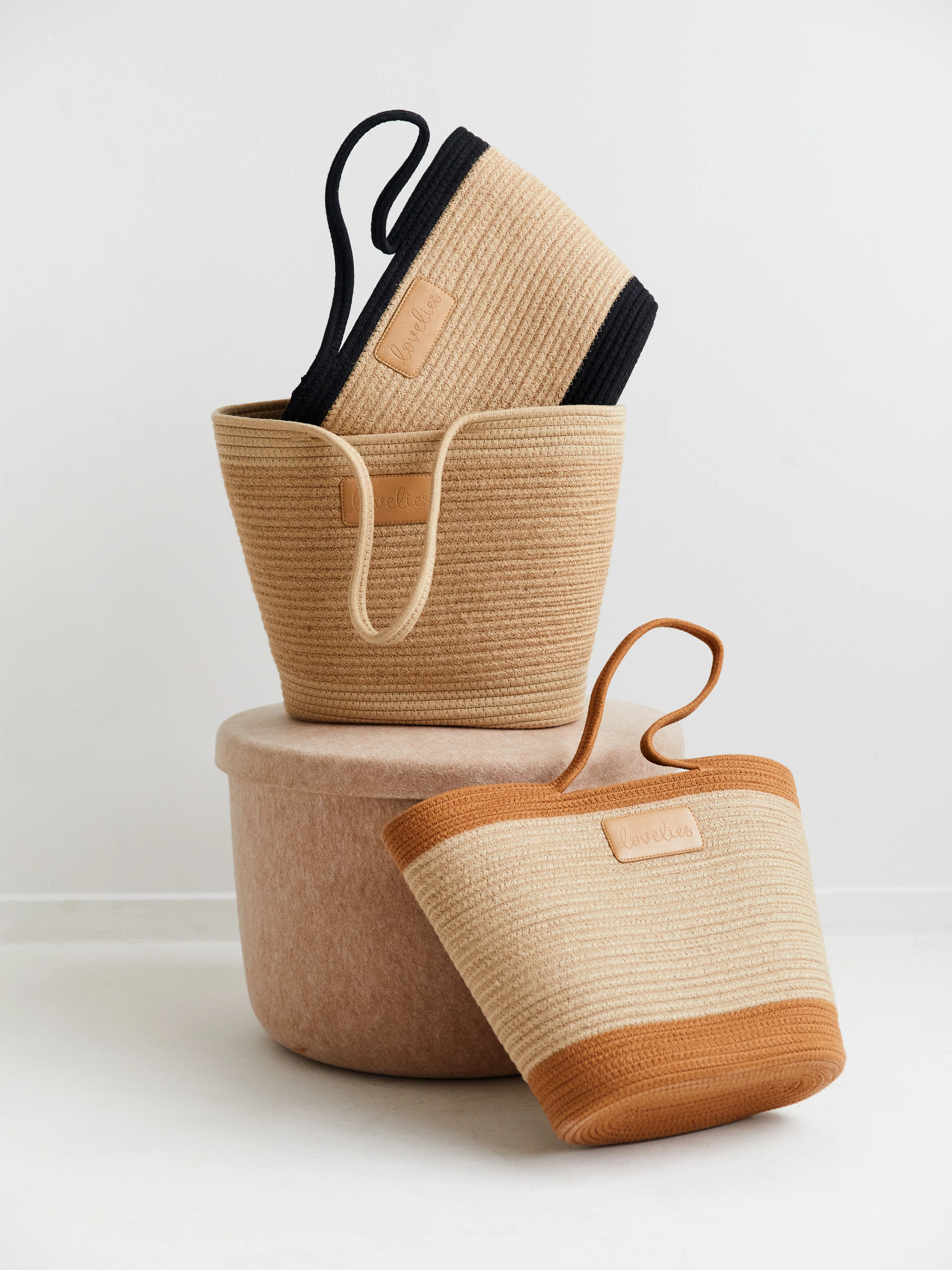Lovelies Studio  Flamencos shopper, Latte - stor