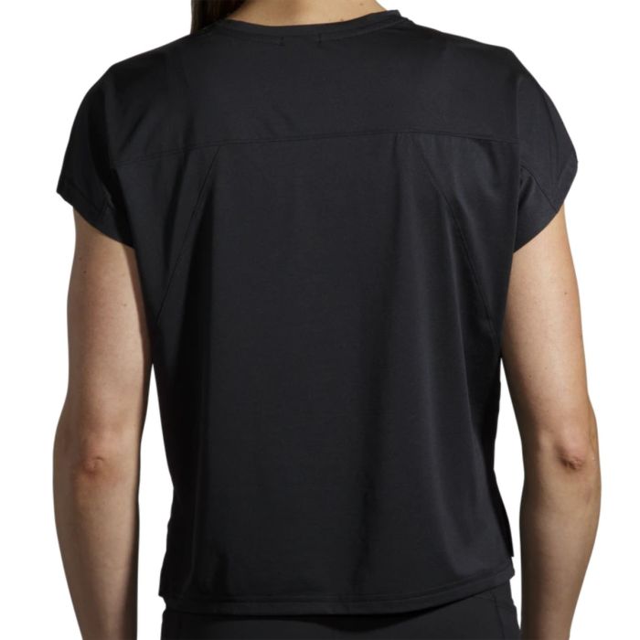 Brooks Dame T-shirts Sprint Free Short Sleeve Sort