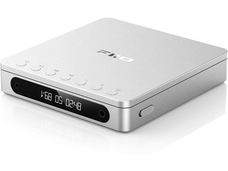 FiiO CD-Player FiiO DM13 BT Silber Portabler CD-Player mit Bluetooth