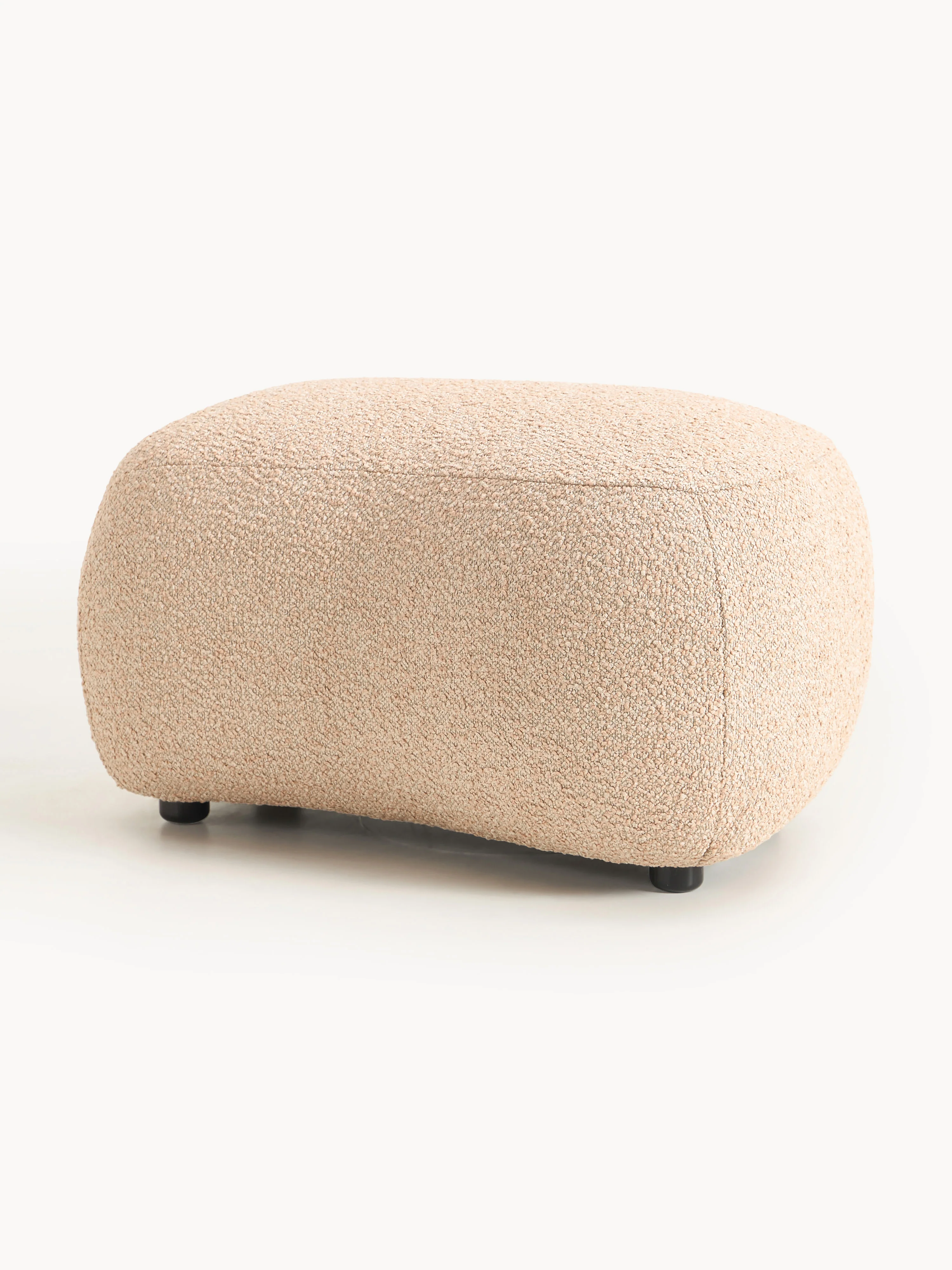 Bouclé voetenbank Alba