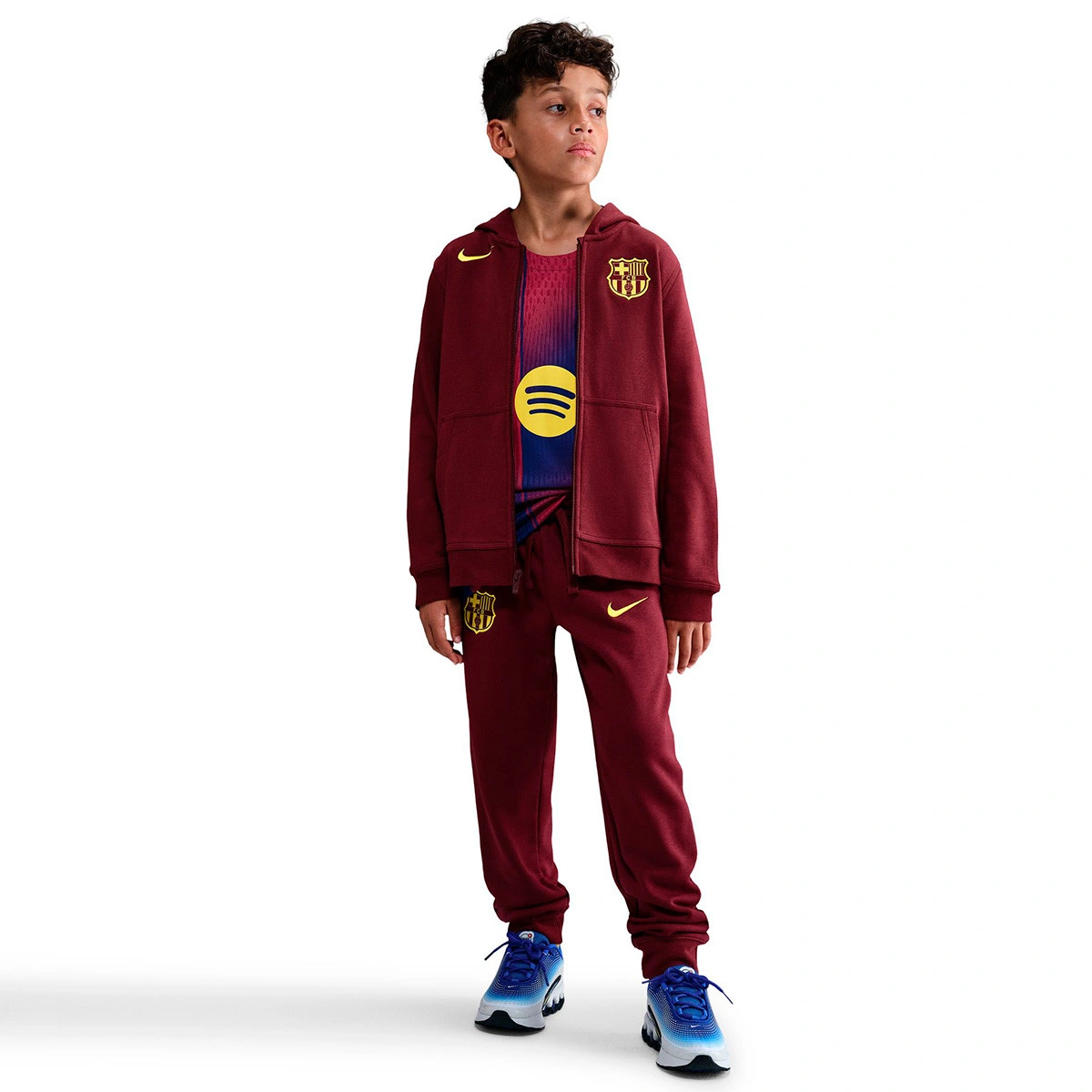 Casaco Nike FC Barcelona Fanswear 2025-2026 Criança